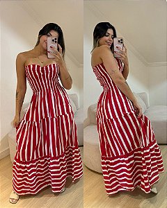 Vestido Lorena Vermelho