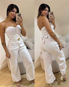 Macacão Lara Branco