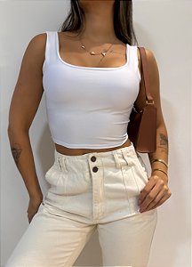 Cropped Mily Branco