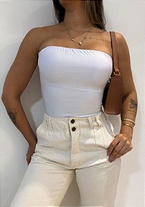Body Tomara que Caia Branco