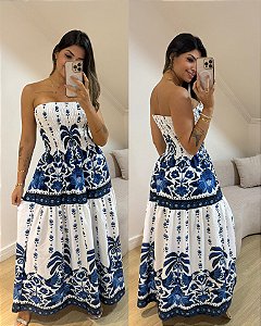 Vestido Hawai Azul 1