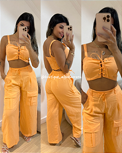 Conjunto Jaque Laranja