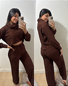 Conjunto Suelen Marrom