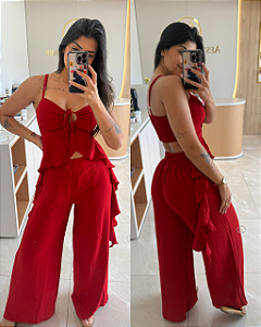 Conjunto Shirley Vermelho