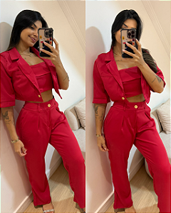 Conjunto Luíza Vermelho
