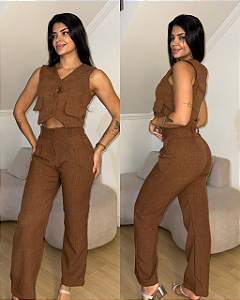 Conjunto Renata Marrom