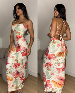 Vestido Jaque Flores