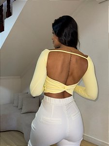Cropped Molly Amarelo