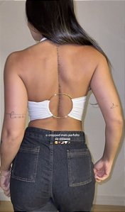Cropped Argola Branco