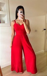 Macacão Bárbara Vermelho