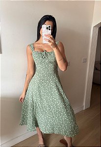 Vestido Camponesa Verde