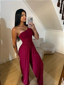 Macacão Shirley Vinho