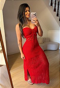 Vestido Tawane Vermelho