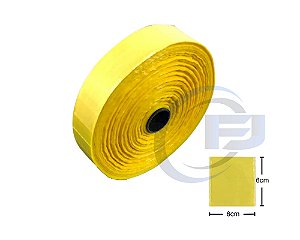 Bobina Unitarização de Medicamentos 6x6 Amarela S/ Fita Rolo com 10.000 FJ