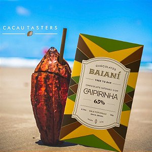Barra de Chocolate 65% Cacau com Caipirinha - Baianí