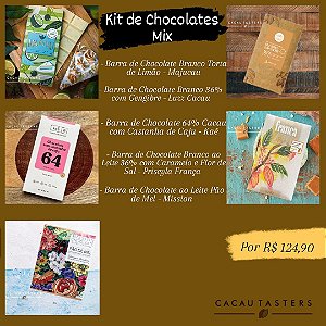 Kit de Chocolates Mix - Cacau Tasters