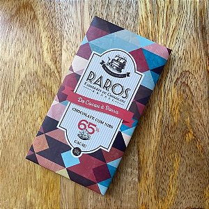 Raros - Chocolate Origem Linhares, Espírito Santo - 65% cacau com nibs