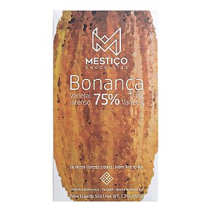 Barra de Chocolate 75% Cacau Bonança - Mestiço