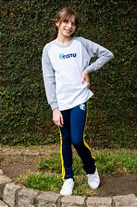 Camiseta Manga Longa Raglan