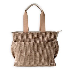 Bolsa Tote Grande - Bolsa Para Notebook Trissê Marfim