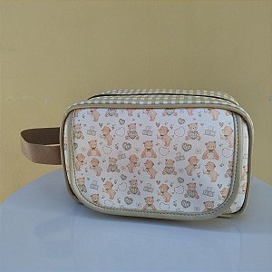 Necessaire Higiênica do Bebê Ursos Verde