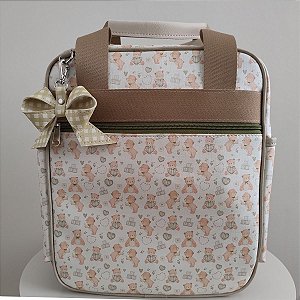 Mochila Maternidade Classic Ursos Verde