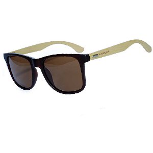 Óculos De Sol Masculino Feminino Linha Bambu Kallblack SU7026