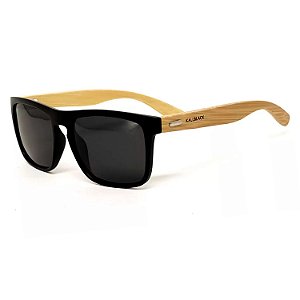 Óculos De Sol Masculino Linha Bambu Kallblack 10019