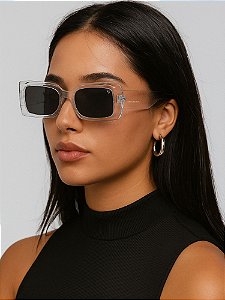 Óculos de Sol Feminino Kallblack Transparente