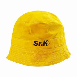 Bucket Hat Tingimento Amarelo