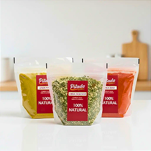 Kit Lemon Pepper + Páprica Doce + Cebola Salsa e Alho