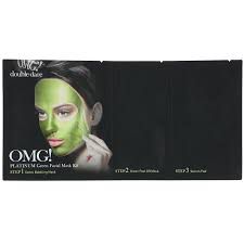 Kit Máscara Facial Platinum Verde Detox Double Dare OMG!
