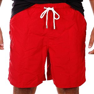 short masculino vermelho