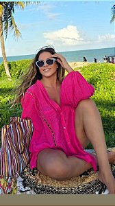 Saída de Praia Plus Size