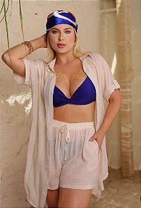 Conjunto Cristal Manga curta