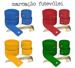 Fita de Marcação oficial para Quadra de Futevôlei - (18x9mts)