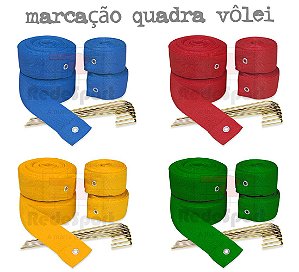 Fita de Marcação Oficial para Quadra de Vôlei - (16x8mts)