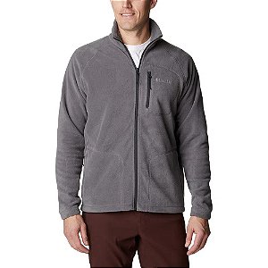 Jaqueta Columbia Fleece Fast Trek II Full Zip Cinza Escuro