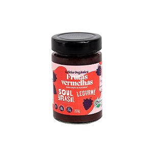 Geleia de Frutas Vermelhas - SEM ADIÇÃO DE AÇÚCAR - 200g