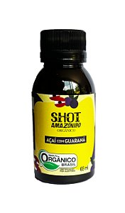 SHOT AMAZÔNICO ORGÂNICO - AÇAÍ com GUARANÁ - 65 ml