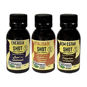 TRIO SHOT AMAZÔNICO ORGÂNICO - 3 x 70 ml
