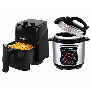 Kit para Cozinha Air Fryer 3,5L + Panela de Arroz 1L 127v Itatiaia