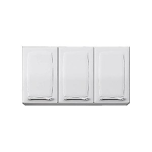 Armário de Cozinha Aéreo Itatiaia Aço 3 Portas Luce IP3-105 Branco
