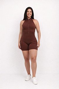 Macacão power zíper