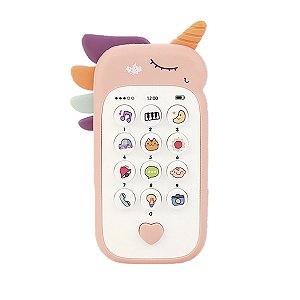Brinquedo Telefone Celular Musical Baby Unicórnio