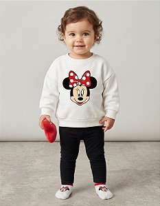 Blusa Moletom Infantil Minnie