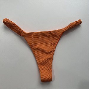 Calcinha Semi Fio fru-fru lateral matrix laranja 016 (top não incluso)