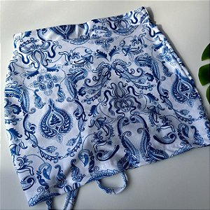Saia Franzida glow grecia ( valor somente da saia )