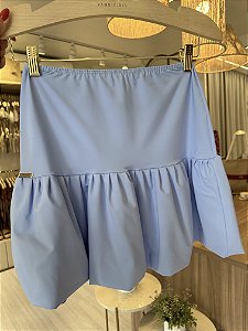 Saia balonê azul candy ( valor somente da saia )