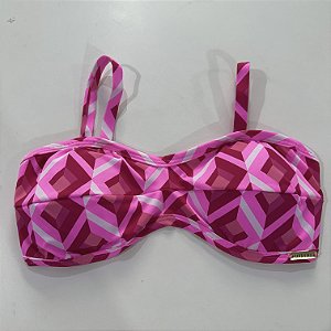 Top com bojo removível 2304 Estampa Salvador ( CALCINHA NÃO INCLUSO)